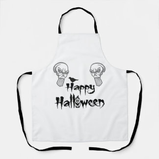 vrolijke halloween schort