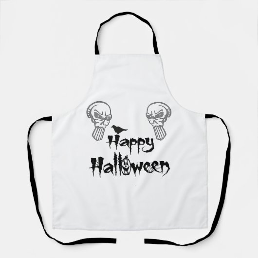vrolijke halloween schort (Voorkant)