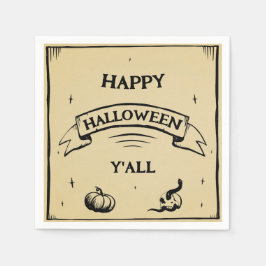 vrolijke halloween servet