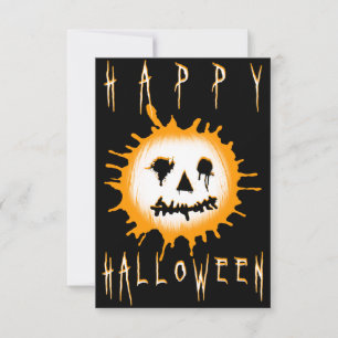 vrolijke halloween splatolanaal kaart
