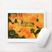 vrolijke hallowenkat muismat (Met muis)