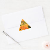 vrolijke hallowenkat sticker (Envelop)
