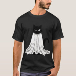 vrolijke hallowenkat t-shirt