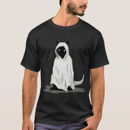 vrolijke hallowenkat t-shirt