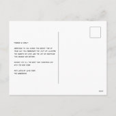 Vrolijke Hand getrokken Vakantie Illustraties Brie Feestdagenkaart (Achterkant)