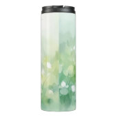 Vrolijke handgeschilderde Gouldia Finch vogels Thermosbeker (Achterkant)