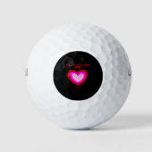 Vrolijke hart golfballen (Voorkant)
