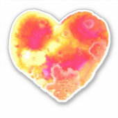 Vrolijke hart Sticker (Voorkant)