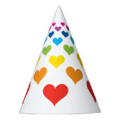 Vrolijke harten feesthoedjes (Voorkant)