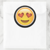 vrolijke hartogen emoji stickers (Tas)