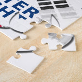 Vrolijke "Have a Nice Day" Koreaanse vlag Art ontw Legpuzzel (Zijkant)