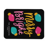 Vrolijke & Heldere Kerstmislichten Niet-Fotovakant Magneet (Horizontaal)