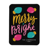 Vrolijke & Heldere Kerstmislichten Niet-Fotovakant Magneet (Verticaal)