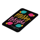 Vrolijke & Heldere Kerstmislichten Niet-Fotovakant Magneet (Linkerzijde)