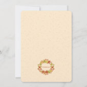 Vrolijke herfst uitnodiging (Achterkant)