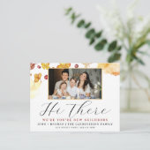 Vrolijke Herfst Waterverf Nieuw Buurman Briefkaart (Staand voorkant)