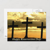 Vrolijke herrijzingsdag! briefkaart (Voorkant / Achterkant)