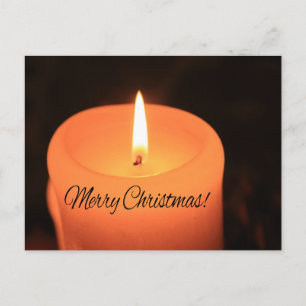 Vrolijke het Branden van Kerstmis kaarsenKerstmis Feestdagenkaart