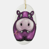vrolijke hippo - producten keramisch ornament (Rechts)