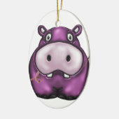 vrolijke hippo - producten keramisch ornament (Links)