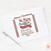 Vrolijke Holiday Spirit Sticker (Envelop)