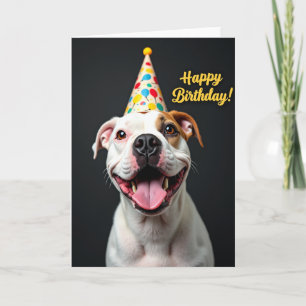 Vrolijke Hond Ballonkaart Kaart