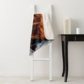 Vrolijke hond in de Wind Art Print Sherpa Deken (In situ)