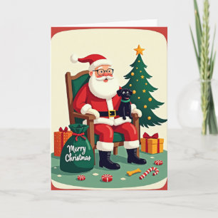 Vrolijke Hond Kerstkaart Kaart