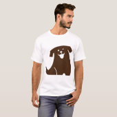 vrolijke hond t-shirt (Voorkant volledig)
