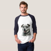 Vrolijke hond t-shirt (Voorkant volledig)