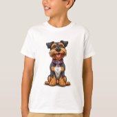 Vrolijke hond t-shirt (Voorkant)