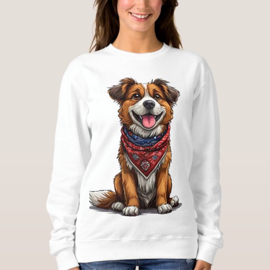 Vrolijke hond trui (Voorkant)