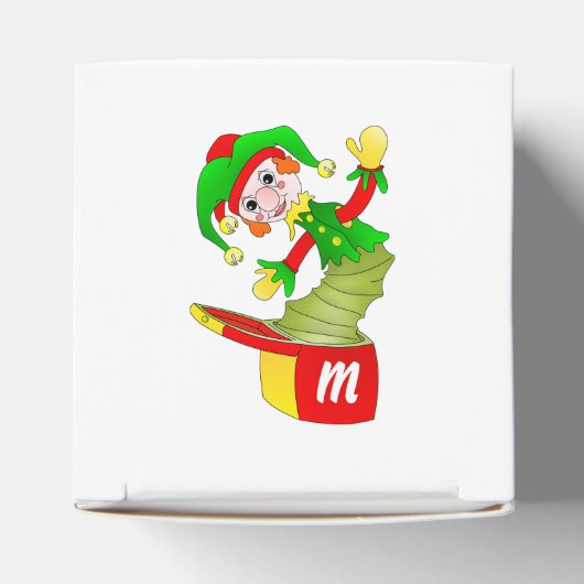 Vrolijke jack in de doos bedankdoosjes (Bovenkant)