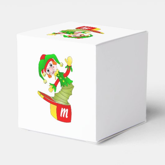 Vrolijke jack in de doos bedankdoosjes (Achterkant)