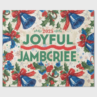 Vrolijke Jamboree Maximalist Holiday Cadeaupapier