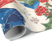 Vrolijke Jamboree Maximalist Holiday Cadeaupapier (Rol Hoek)