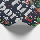 Vrolijke Jamboree Maximalist Holiday Cadeaupapier (Hoek)