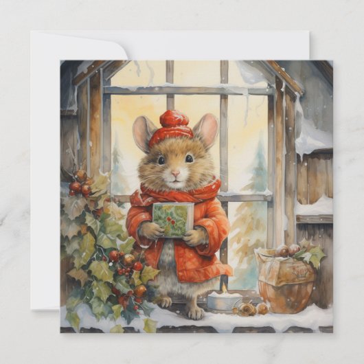 Vrolijke Jingles: Prettige Feestdagen Feestdagenkaart (Voorkant)