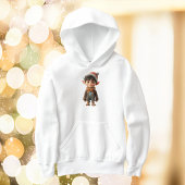 Vrolijke Jongen Kerst Elf Jongen's Hoodie