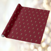 Vrolijke Jongen Kerst Elf Wrapping Paper Cadeaupapier