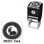 Vrolijke Julgeit Zelfinktende Stempel (In situ)