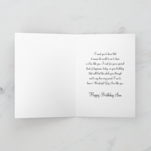 Vrolijke Kaarten - Bday Zoon 01 (Binnen)