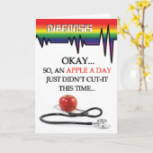 Vrolijke Kaarten - Dagelijks Apple (Gele Bloem)