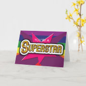 Vrolijke Kaarten - Superster (Gele Bloem)