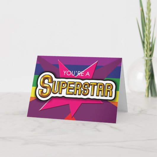 Vrolijke Kaarten - Superster (Voorkant)