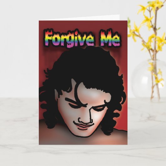 Vrolijke Kaarten - vergeef me (Gele Bloem)