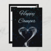 vrolijke kamper rook briefkaart (Voorkant / Achterkant)