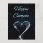 vrolijke kamper rook briefkaart (Voorkant)