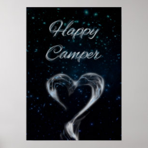 vrolijke kamper rook poster