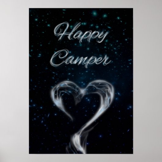 vrolijke kamper rook poster (Voorkant)